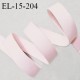 Elastique 15 mm lingerie haut de gamme couleur rose pastel bonne élasticité doux au toucher prix au mètre