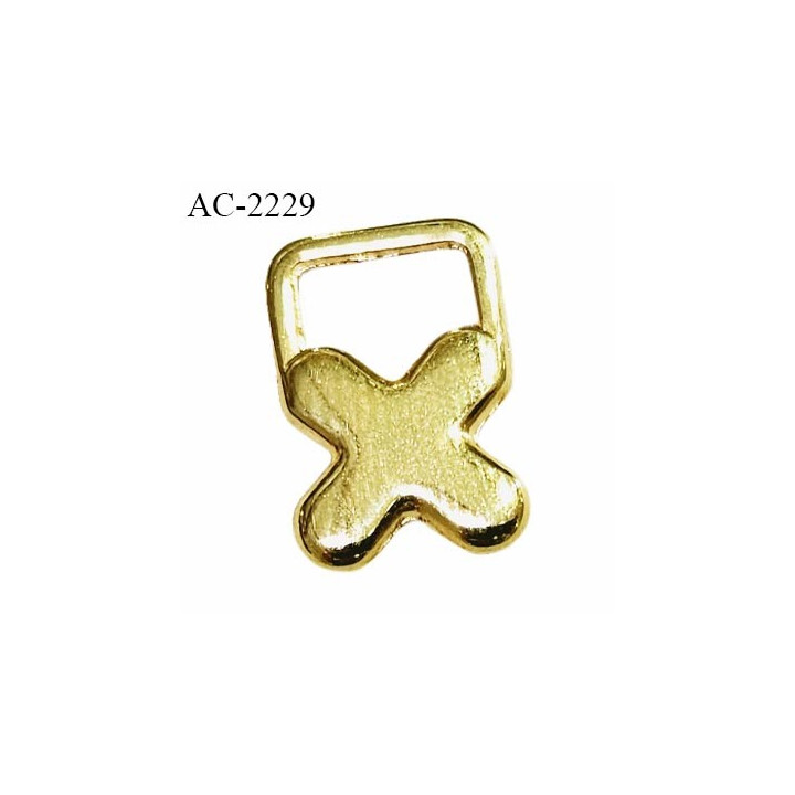 Accessoire décor ornement lingerie et autres en métal couleur or largeur 8 mm prix à l'unité