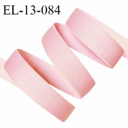 Elastique 13 mm lingerie couleur rose brillant allongement +50% largeur 13 mm prix au mètre