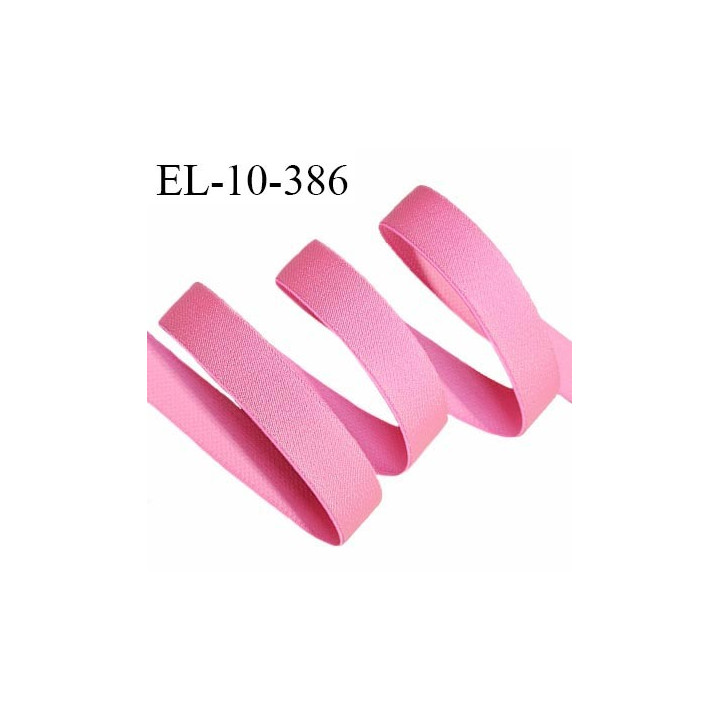 Elastique 10 mm lingerie haut de gamme couleur rose flashy brillant bonne élasticité doux au toucher prix au mètre