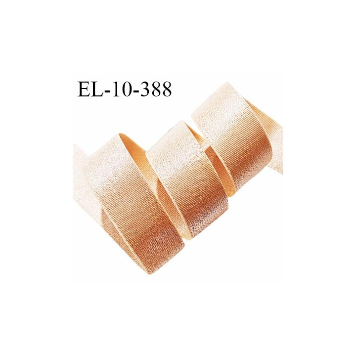 Elastique lingerie 10 mm haut de gamme couleur chair rosée brillant largeur 10 mm prix au mètre