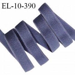 Elastique lingerie 10 mm haut de gamme couleur bleu élastique fin largeur 10 mm allongement +170% prix au mètre