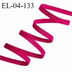 Elastique 4 mm spécial lingerie et couture couleur fuchsia élastique fin et très souple prix au mètre