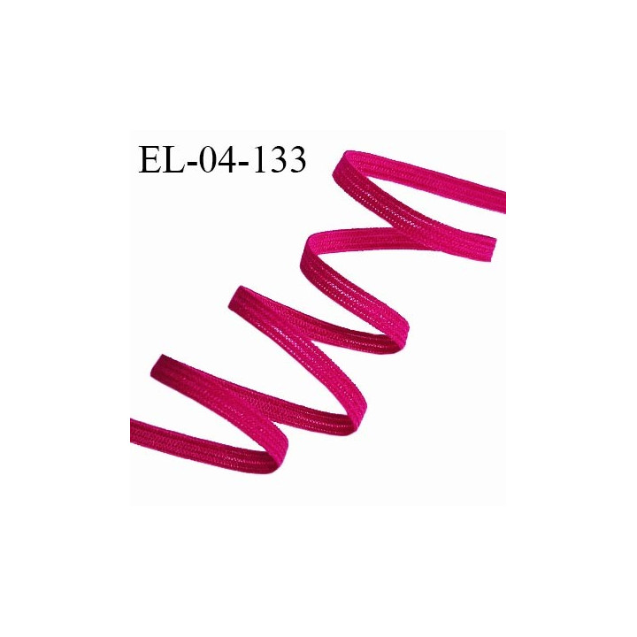Elastique 4 mm spécial lingerie et couture couleur fuchsia élastique fin et très souple prix au mètre