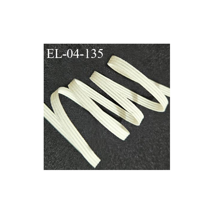 Elastique 4 mm spécial lingerie et couture couleur naturel élastique fin et très souple prix au mètre