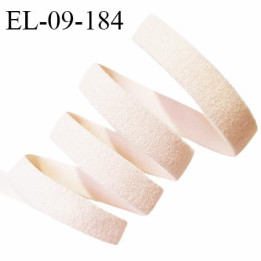 Elastique lingerie 9 mm haut de gamme couleur beige rosé largeur 9 mm allongement +160% prix au mètre