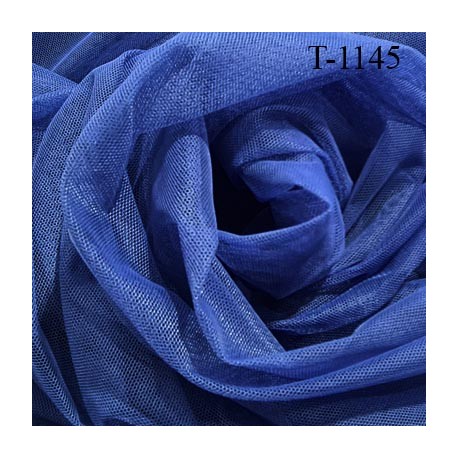 Marquisette tulle spécial lingerie haut de gamme 100% polyamide couleur bleu tirant lavande largeur 150 cm prix pour 10 cm