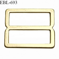 Réglette 13 mm de réglage de bretelle pour soutien gorge en métal couleur doré largeur intérieure 13 mm prix à l'unité