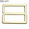 Réglette 13 mm de réglage de bretelle pour soutien gorge en métal couleur doré largeur intérieure 13 mm prix à l'unité