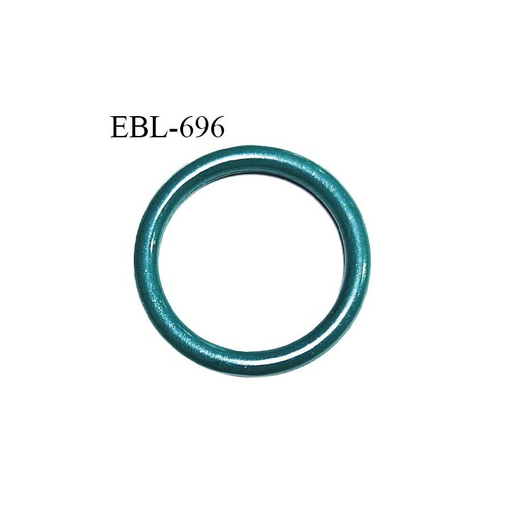 Anneau de réglage 14 mm en pvc couleur vert diamètre intérieur 14 mm diamètre extérieur 18 mm épaisseur 2 mm prix à l'unité