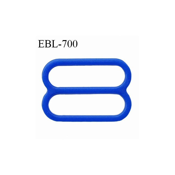 Réglette 19 mm de réglage de bretelle pour soutien gorge et maillot de bain en pvc bleu largeur intérieure 19 mm prix à l'unité