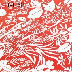 Tissu maillot de bain rouge et blanc très haut gamme lycra élasthanne largeur 150 cm 200 grs au m2 prix pour 10 cm de longueur