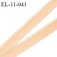 Elastique picot 11 mm haut de gamme couleur caramel ou chair doux au toucher largeur 11 mm prix au mètre