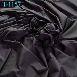 Tissu lycra spécial lingerie fin très haut de gamme marron très foncé largeur 175 cm poids m2 120 grs prix pour 10 cm