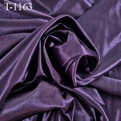 Tissu lycra elasthanne satin brillant aubergine très haut de gamme largeur 175 cm prix pour 10 cm de long et 175 cm de large