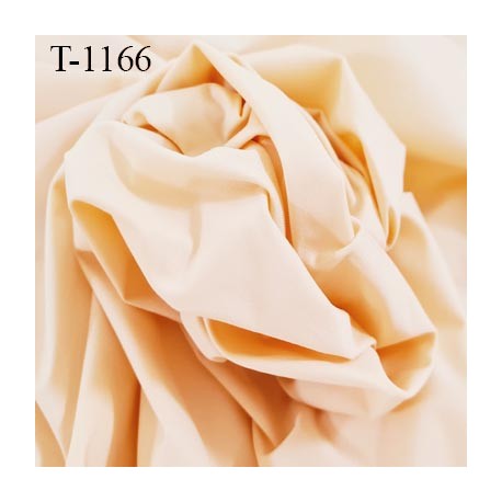 Tissu lycra spécial lingerie très haut de gamme chair pèche clair largeur 180 cm poids m2 145 grs prix pour 10 cm
