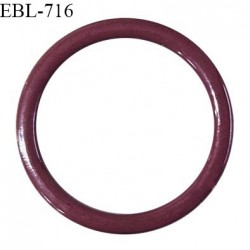 Anneau de réglage 16 mm en métal thermolaqué couleur grenat diamètre intérieur 16 mm prix à l'unité