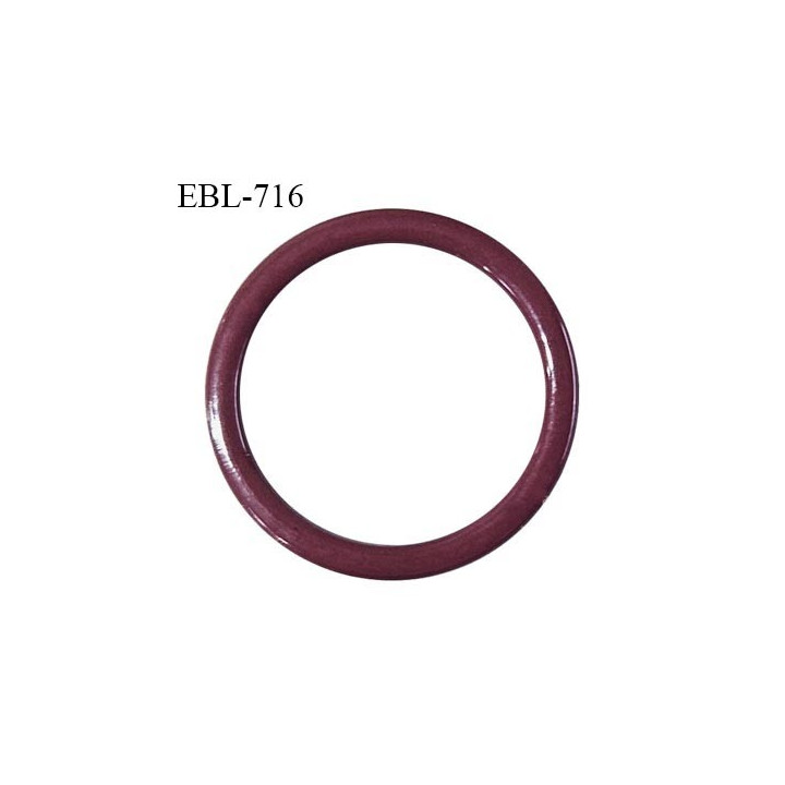 Anneau de réglage 16 mm en métal thermolaqué couleur grenat diamètre intérieur 16 mm prix à l'unité