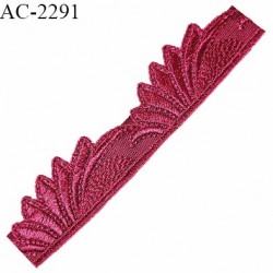 Devant bretelle gauche lingerie couleur rose indien longueur 16 cm largeur 35 mm très doux au toucher prix à l'unité