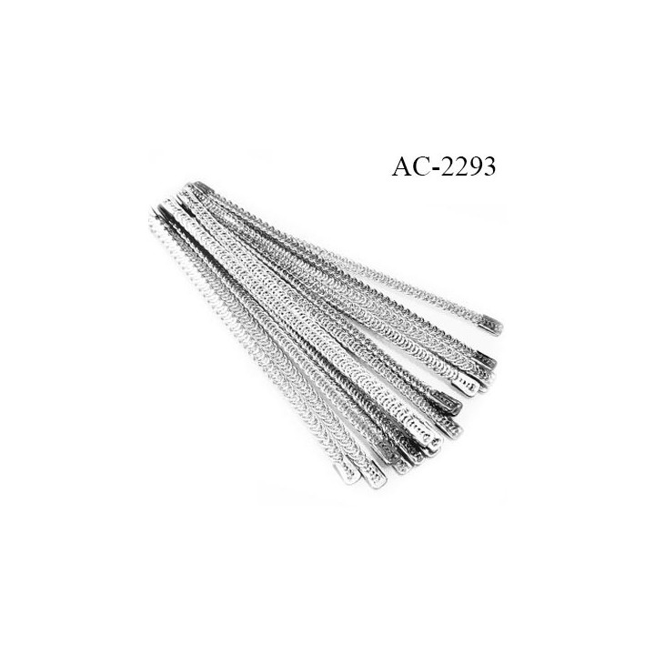 Baleine spirale 10 cm avec embouts en acier inoxydable qui permet la déformation pour bustier corset guêpière prix à l'unité