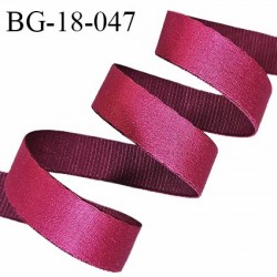 Devant bretelle 18 mm en polyamide attache bretelle rigide pour anneaux couleur rose indien haut de gamme prix au mètre