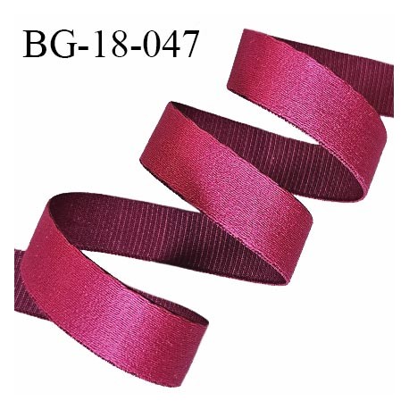 Devant bretelle 18 mm en polyamide attache bretelle rigide pour anneaux couleur rose indien haut de gamme prix au mètre