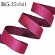 Devant bretelle 22 mm en polyamide attache bretelle rigide pour anneaux couleur rose indien brillant haut de gamme prix au mètre