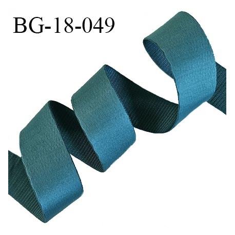 Devant bretelle 18 mm en polyamide attache bretelle rigide pour anneaux couleur vert canard ou cyprès prix au mètre