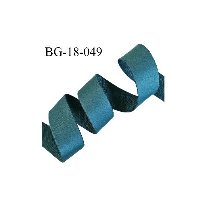 Devant bretelle 18 mm en polyamide attache bretelle rigide pour anneaux couleur vert canard ou cyprès prix au mètre
