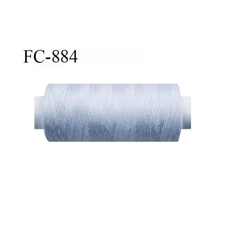 Bobine 1000 m fil Polyester n° 120 couleur gris 1000 mètres fil européen bobiné en Europe ou France certifié oeko tex