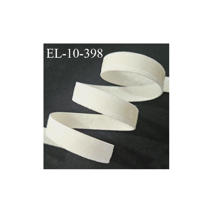 Elastique anti glisse 10 mm lingerie haut de gamme fabriqué en France couleur nacre prix au mètre