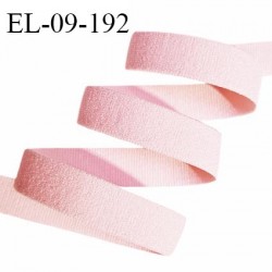 Elastique lingerie 9 mm haut de gamme couleur rose largeur 9 mm allongement +160% prix au mètre