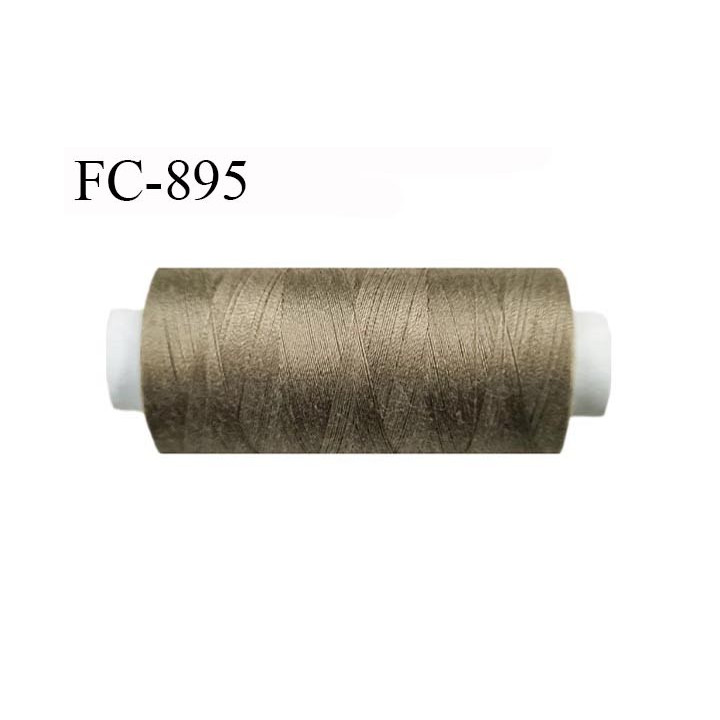 Bobine 1000 m fil Polyester n° 120 couleur bronze 1000 mètres fil européen bobiné en Europe ou France certifié oeko tex