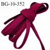 Cache armature et baleine underwire 10 mm couleur bordeaux très doux au toucher largeur 10 mm prix au mètre