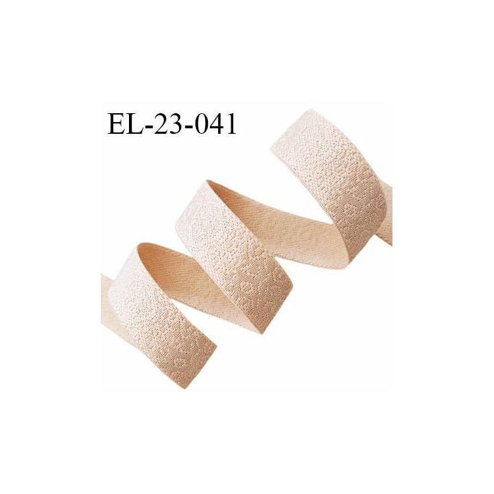Elastique 22 mm lingerie haut de gamme couleur chair avec motifs bonne élasticité doux au toucher prix au mètre