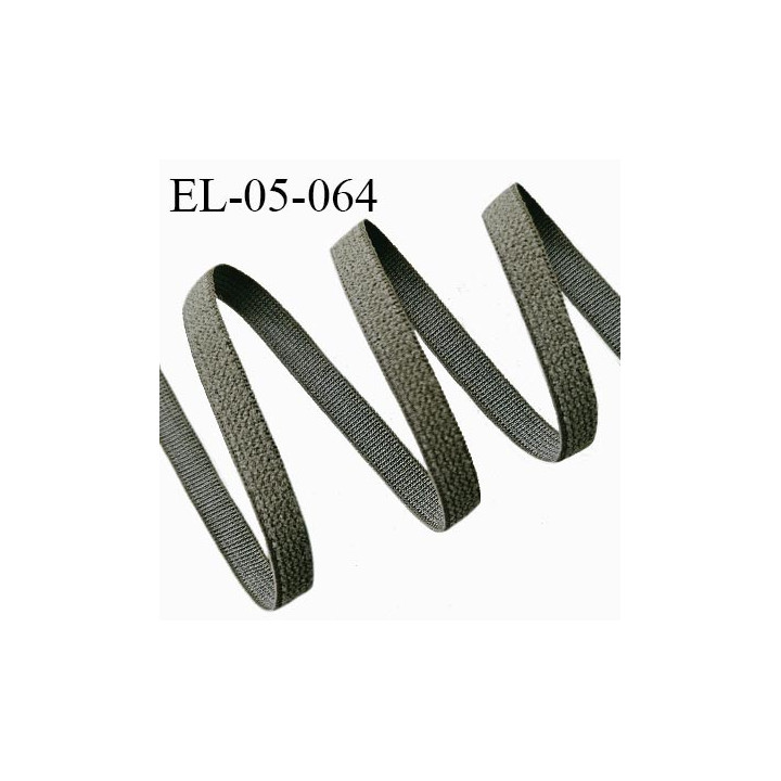 Elastique 5 mm lingerie haut de gamme couleur vert kaki largeur 5 mm allongement +180% prix au mètre