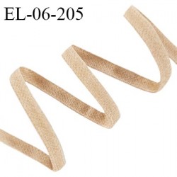 Elastique 6 mm lingerie haut de gamme élastique souple et fin style velours allongement +140% prix au mètre