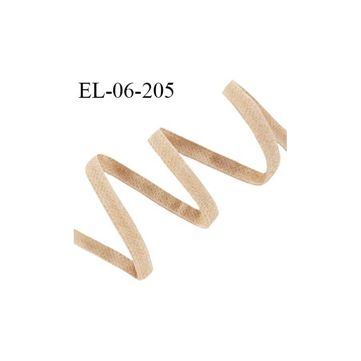 Elastique 6 mm lingerie haut de gamme élastique souple et fin style velours allongement +140%  prix au mètre