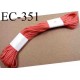 Echevette coton retors couleur rose ref 351 