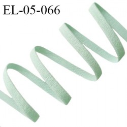 Elastique 5 mm lingerie haut de gamme couleur vert pastel largeur 5 mm allongement +180% prix au mètre