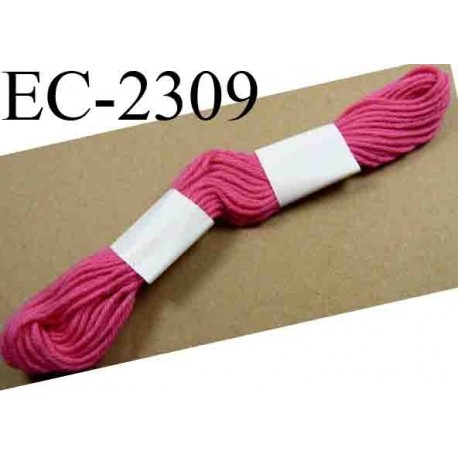Echevette coton retors couleur rose ref 2309 art 89