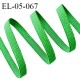 Elastique 5 mm lingerie haut de gamme couleur vert largeur 5 mm allongement +180% prix au mètre
