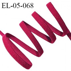 Elastique 5 mm lingerie haut de gamme couleur rouge cerise ou fuchsia largeur 5 mm allongement +180% prix au mètre