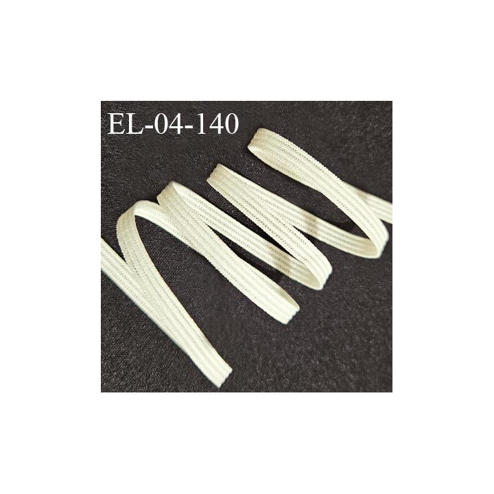 Elastique 4 mm spécial lingerie et couture couleur ivoire perle élastique fin et très souple largeur 4 mm prix au mètre