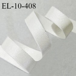 Elastique lingerie 10 mm haut de gamme couleur nacre ou jasmin brillant largeur 10 mm prix au mètre
