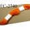 Echevette coton retors couleur orange ref 2740 art 89