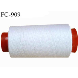 Cone 5000 m fil Polyester n° 120 couleur naturel  longueur 5000 mètres fil européen bobiné en France certifié oeko tex