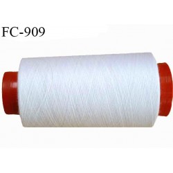 Cone 5000 m fil Polyester n° 120 couleur naturel  longueur 5000 mètres fil européen bobiné en France certifié oeko tex