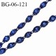 Galon guipure 6 mm couleur bleu brillant largeur 6 mm prix au mètre