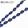 Galon guipure 6 mm couleur bleu brillant largeur 6 mm prix au mètre